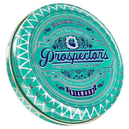 PROSPECTORS Diamond Hair Pomade 4 oz. Tin Can Beauty & Personal Care PROSPECTORS