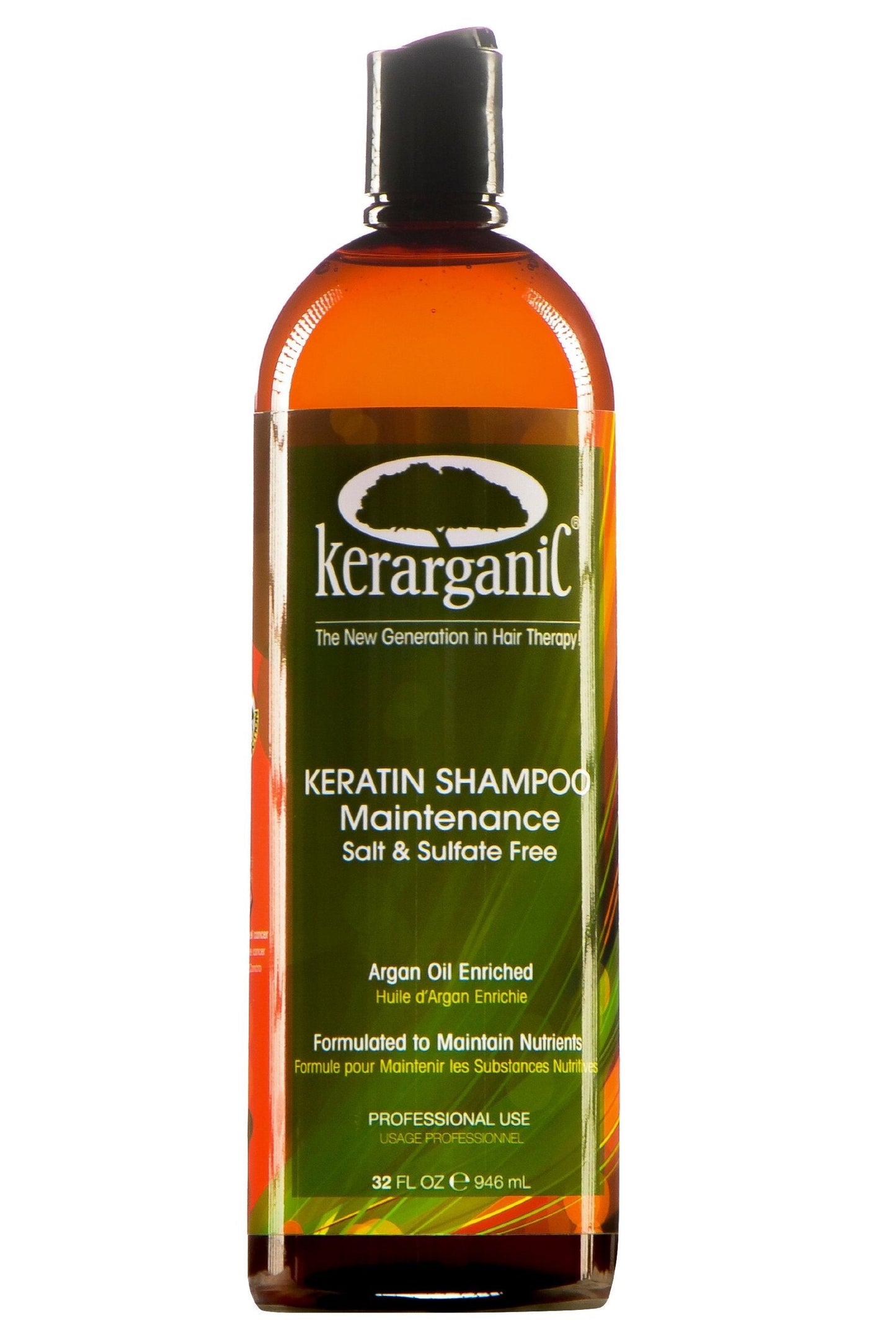 ORGANIC KERATIN TREATMENT - SALT & SULFATE FREE SHAMPOO - 32oz by KERARGANIC Beauty & Personal Care KERARGANIC