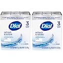 Dial Antibacterial Bar Soap, Refresh & Renew, White, 3-4 OZ Soap Bars - 2 Pack Beauty & Personal Care Dial