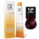 GK HAIR Global Keratin Professional Hair Color Cream Tube (3.4 Fl Oz/100ml) Nourishing & Cleansing Colors for Styling High Performance Long Lasting Beauty & Personal Care GK HAIR
