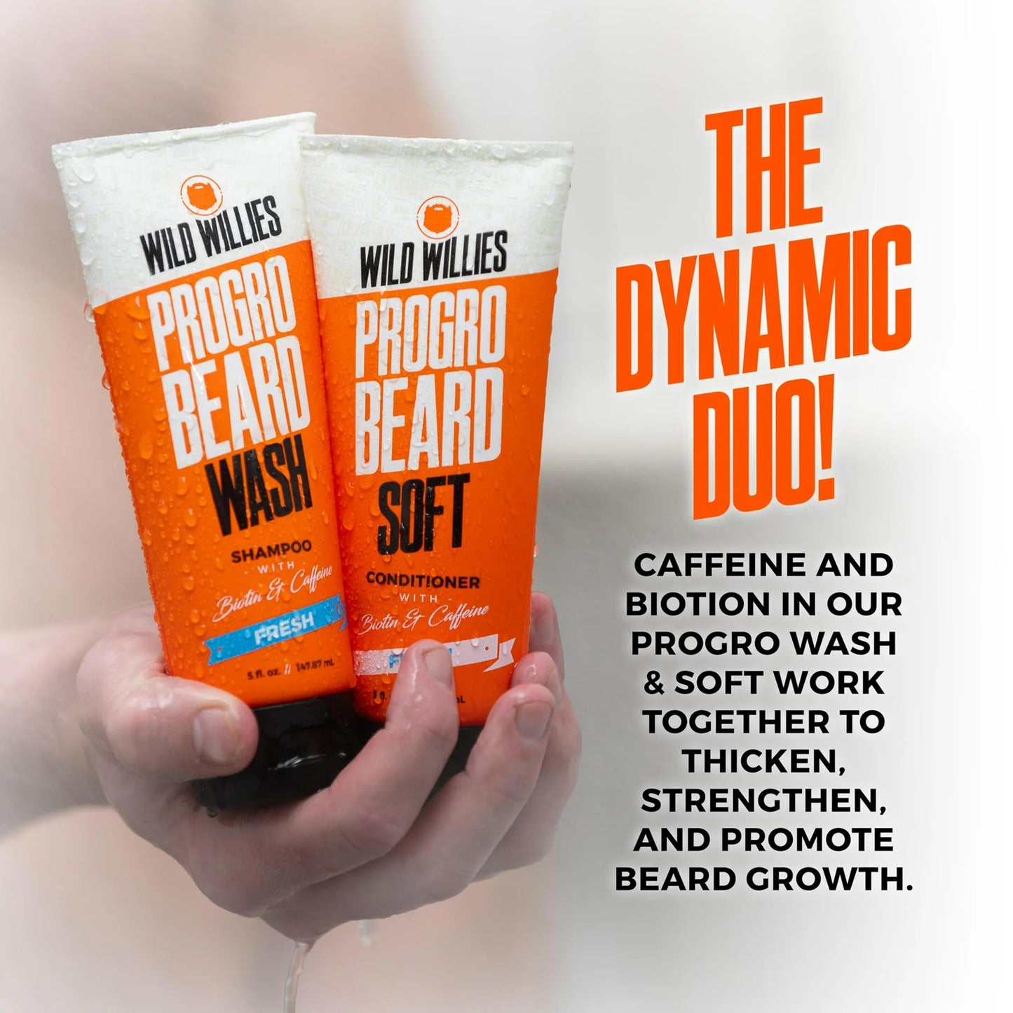 Wild Willies Beard Conditioner for Men - with Biotin & Caffeine for Soft, Healthy Growth - Made in USA - Now Larger at 5 oz Tube at Same Price - Great Beauty and Personal Care Wild Willies