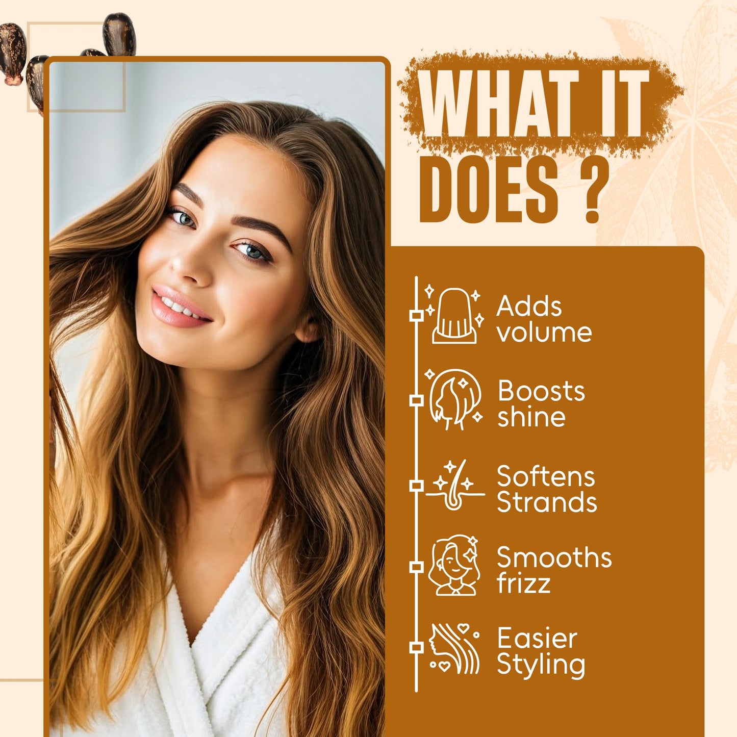 INFINA ESSENTIALS Castor Oil Shampoo and Conditioner Set | 16 fl oz Each | with Batana Oil | Strengthening, Thickening & Hydrating Formula | Supports Beauty & Personal Care INFINA ESSENTIALS