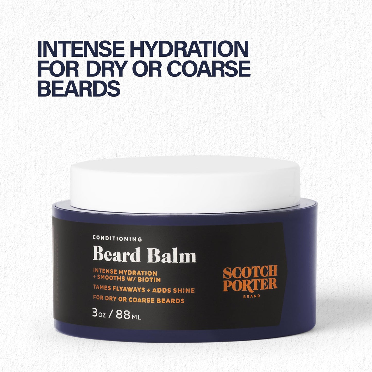 Scotch Porter Conditioning Beard Balm - Smooth, Shape, Moisturize & Soften Coarse, Dry Facial Hair while Encouraging Growth Beauty and Personal Care Scotch Porter