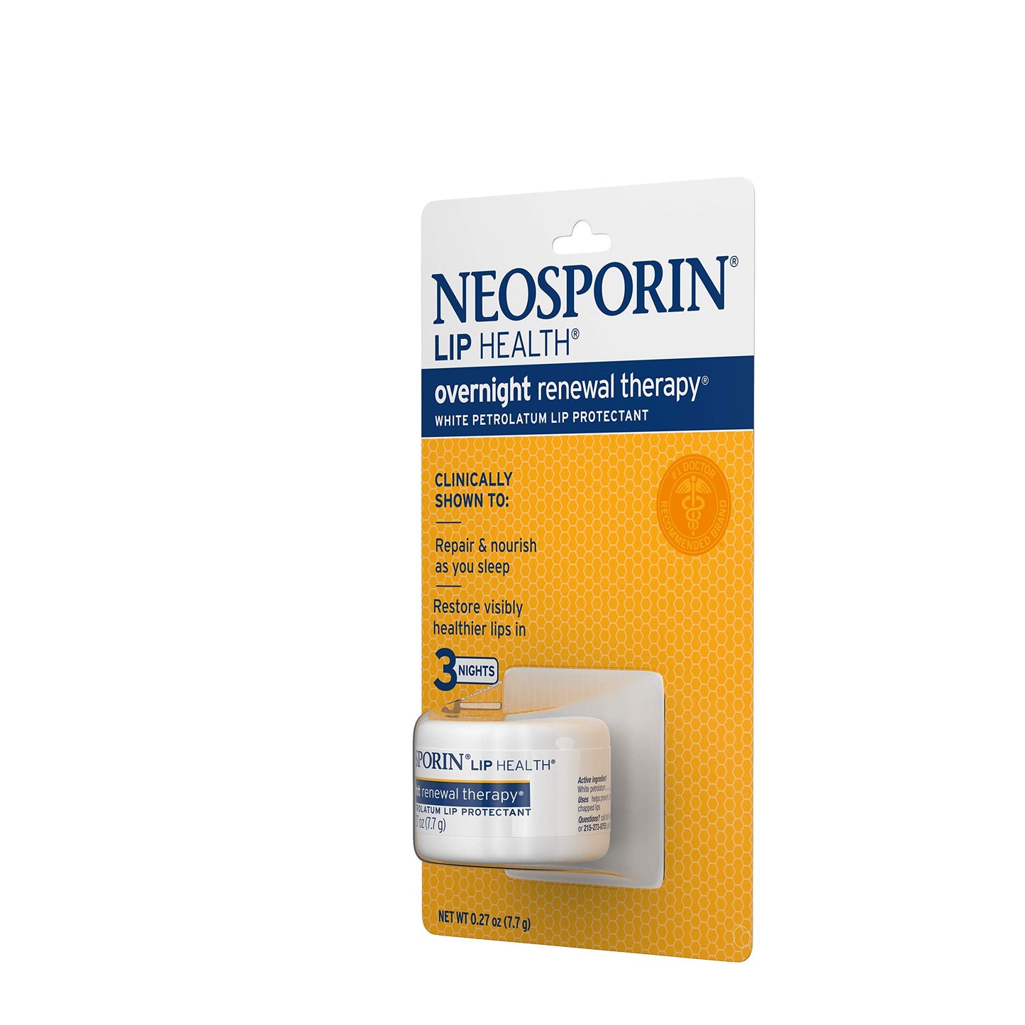 Neosporin Lip Health Overnight Renewal Therapy 0.27 oz (Pack of 3) Beauty and Personal Care Neosporin