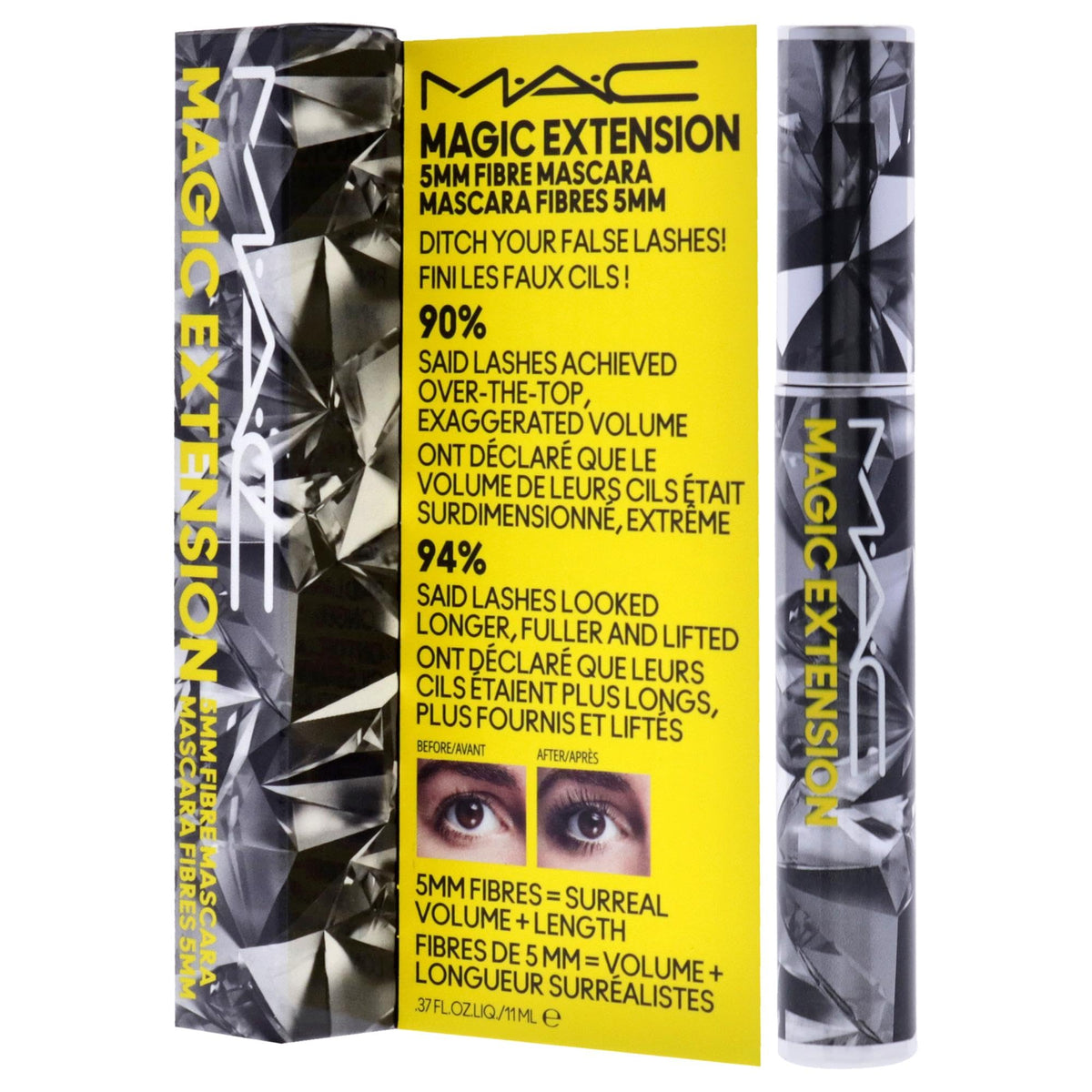 MAC Magic Extension 5mm Fibre Mascara Women 0.37 oz Beauty & Personal Care MAC