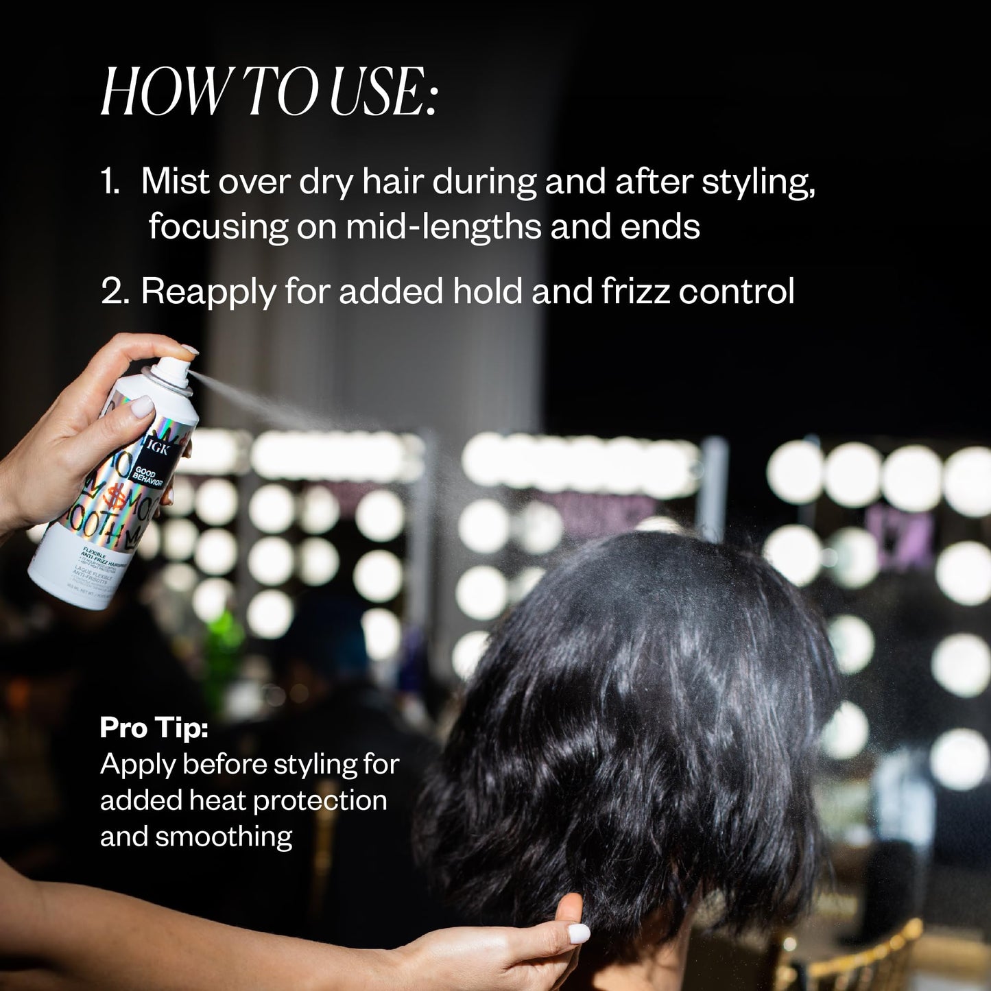 IGK GOOD BEHAVIOR Flexible Hairspray Beauty & Personal Care IGK