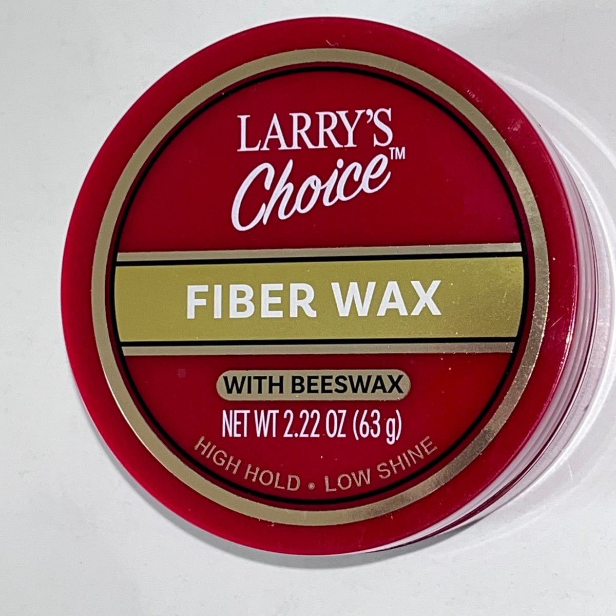 Larry's Choice™ Fiber Wax with Beeswax, High Hold, Low Shine, 2.22 oz