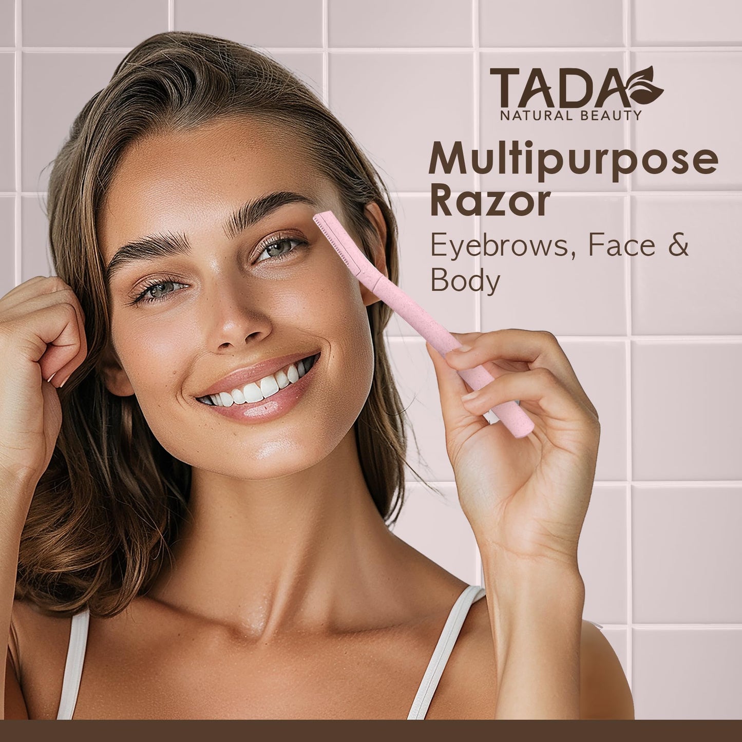 TADA BEAUTY Biodegradable Dermaplaning Tool 12pk, Face Eyebrow Face Razors, Face Shaver & Exfoliating (Lavender) Beauty and Personal Care TADA BEAUTY