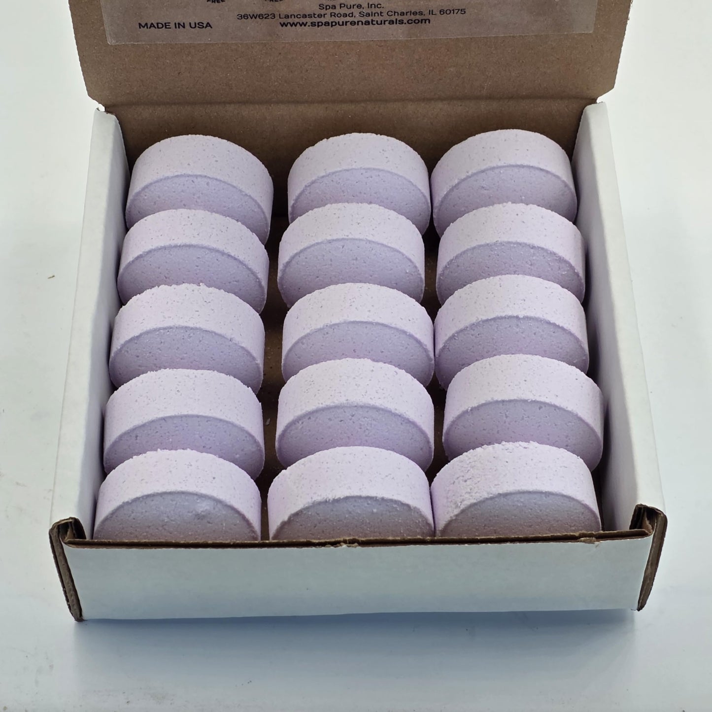 Lavender Shower Steamers, 15 Count, (Larger Than Leading Brand), Essential Oils, Mesh Bag (15 Count) Pack of 1 Beauty and Personal Care Spa Pure