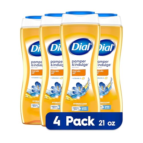 Dial Body Wash, Marula Oil, 21 fl oz (Pack of 4) Beauty & Personal Care Dial