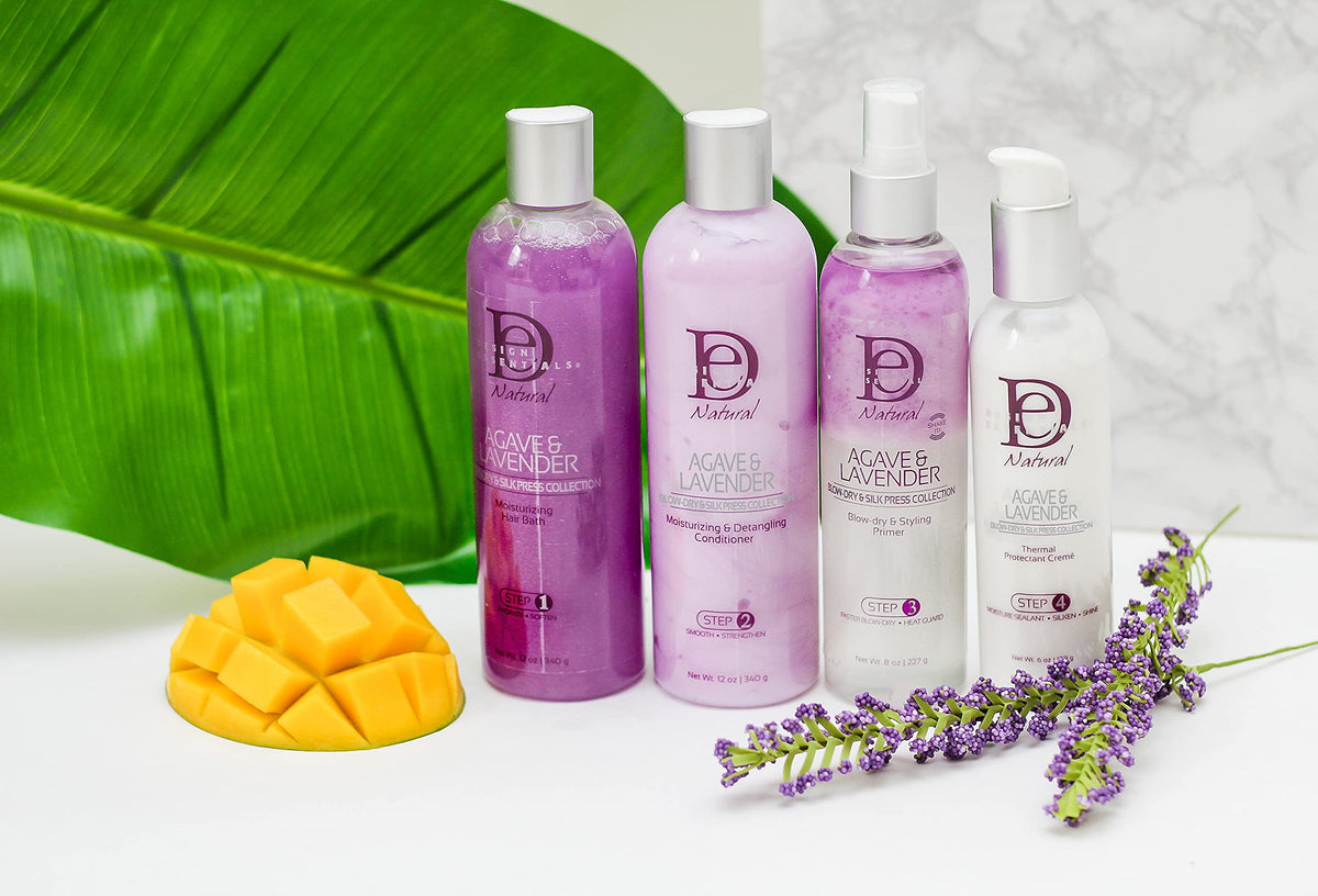 Design Essentials Agave & Lavender Sulfate-Free Moisturizing Shampoo, Nourishing Botanical Blend with Agave and Lavender to Soften & Strengthen Hair Beauty & Personal Care Design Essentials