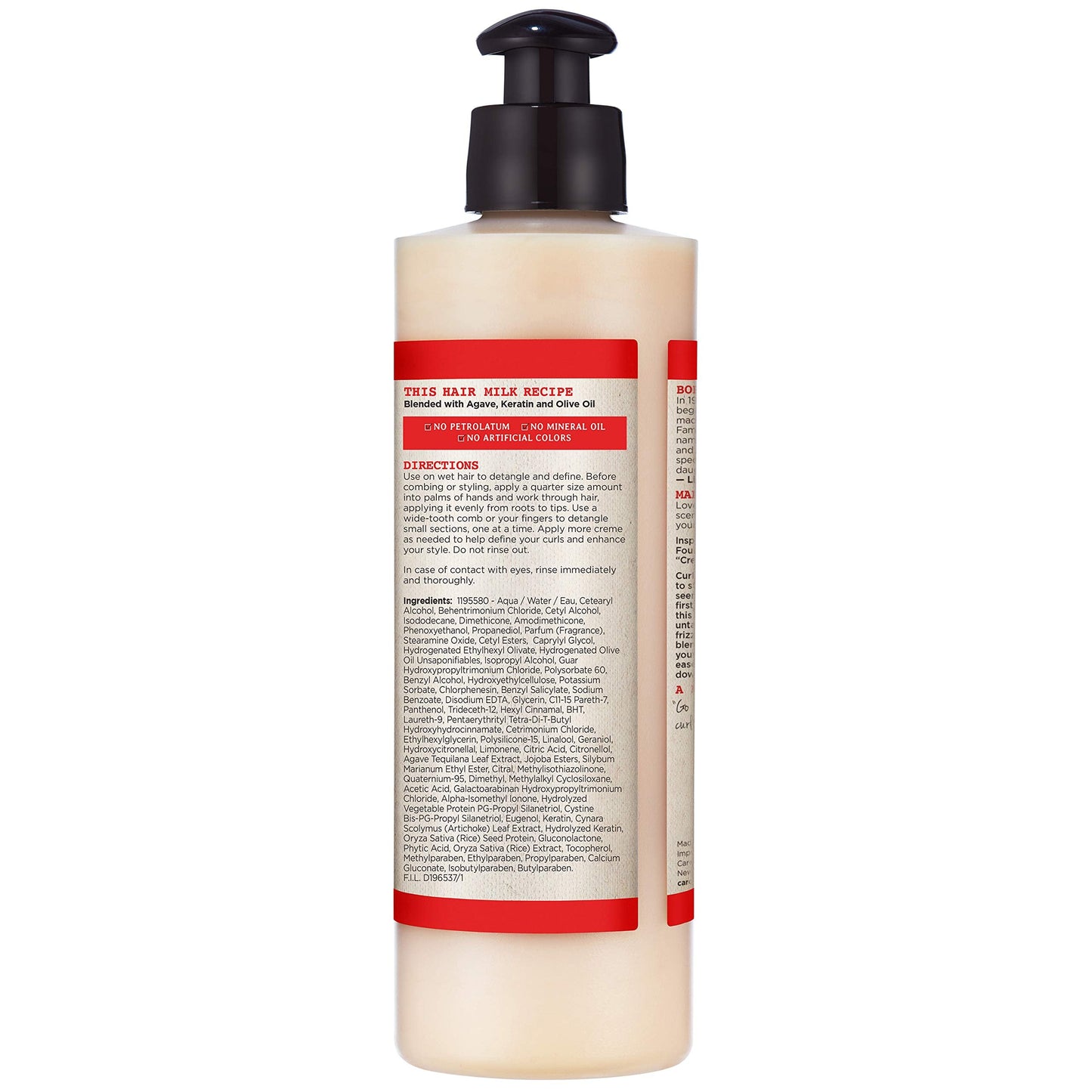 Carol’s Daughter Hair Milk 4 in 1 Combing Creme for Curls, Coils and Waves, with Agave and Olive Oil, Hair Detangler, Curl Cream, 8 fl oz Beauty & Personal Care Carol's Daughter