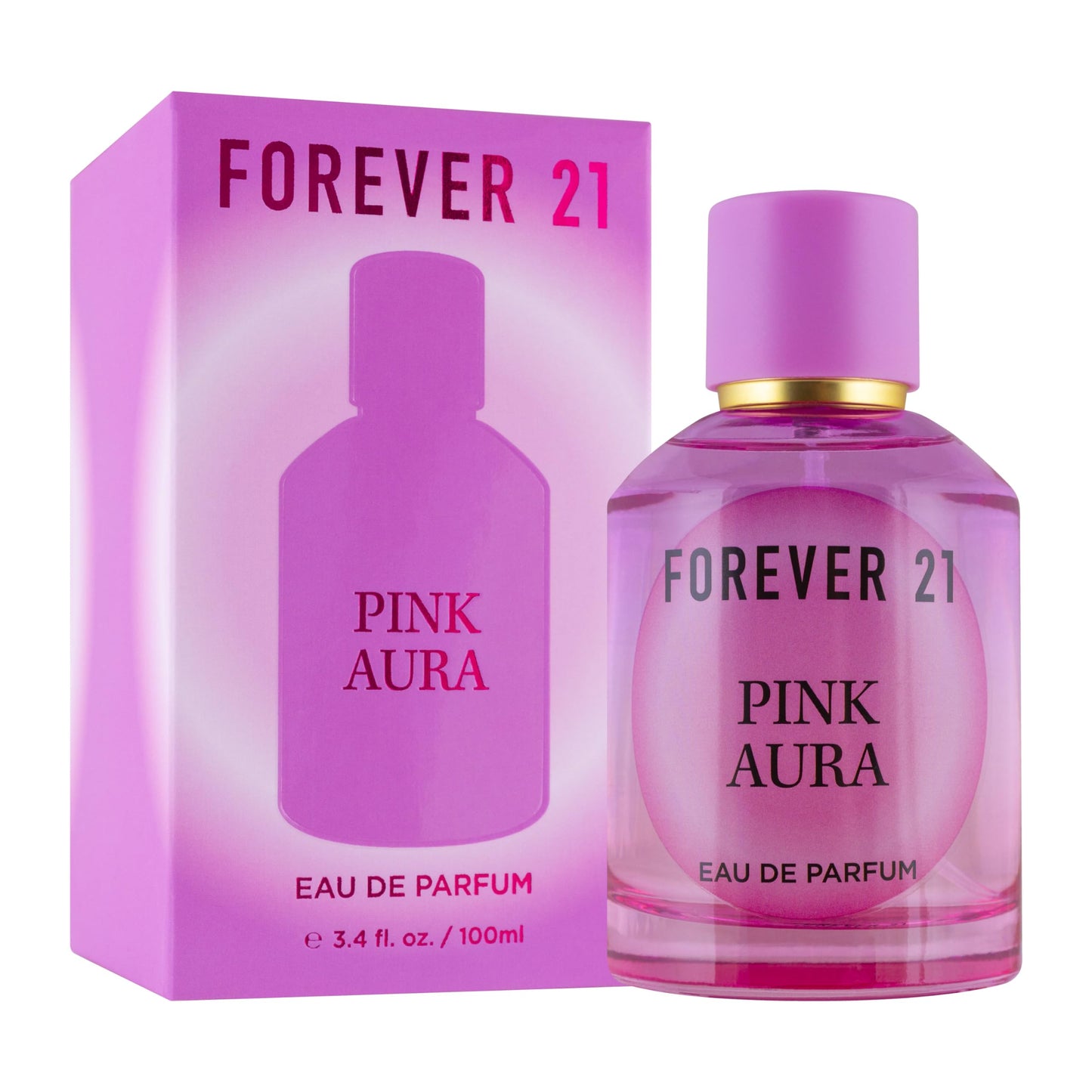 Pink Aura Eau de Parfum 3.4 fl. oz. for Her, by Forever 21 Beauty & Personal Care Forever 21