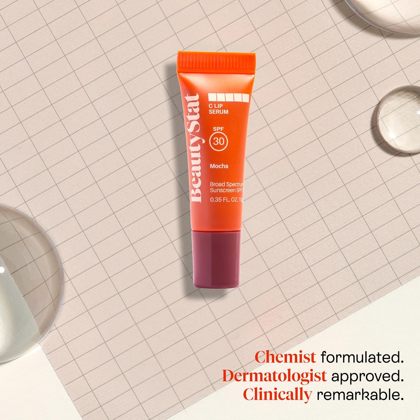 Beautystat Vit C Lip Serum, 0.35 Fl Oz (Mocha) Beauty and Personal Care BeautyStat