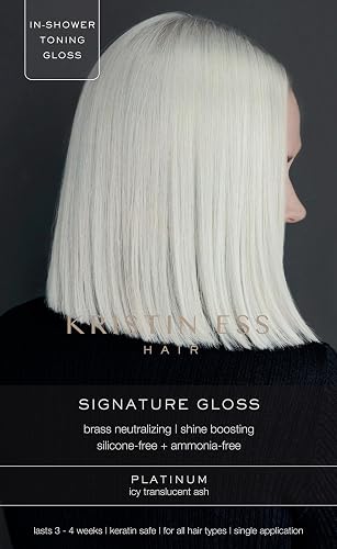 Kristin Ess The One Signature Hair Gloss - Platinum: Icy Translucent Ash Beauty & Personal Care Kristin Ess