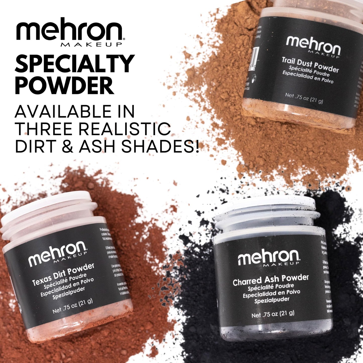 Mehron Makeup Special Effects Powder (2.4 ounce) (Trail Dust) Beauty & Personal Care Mehron