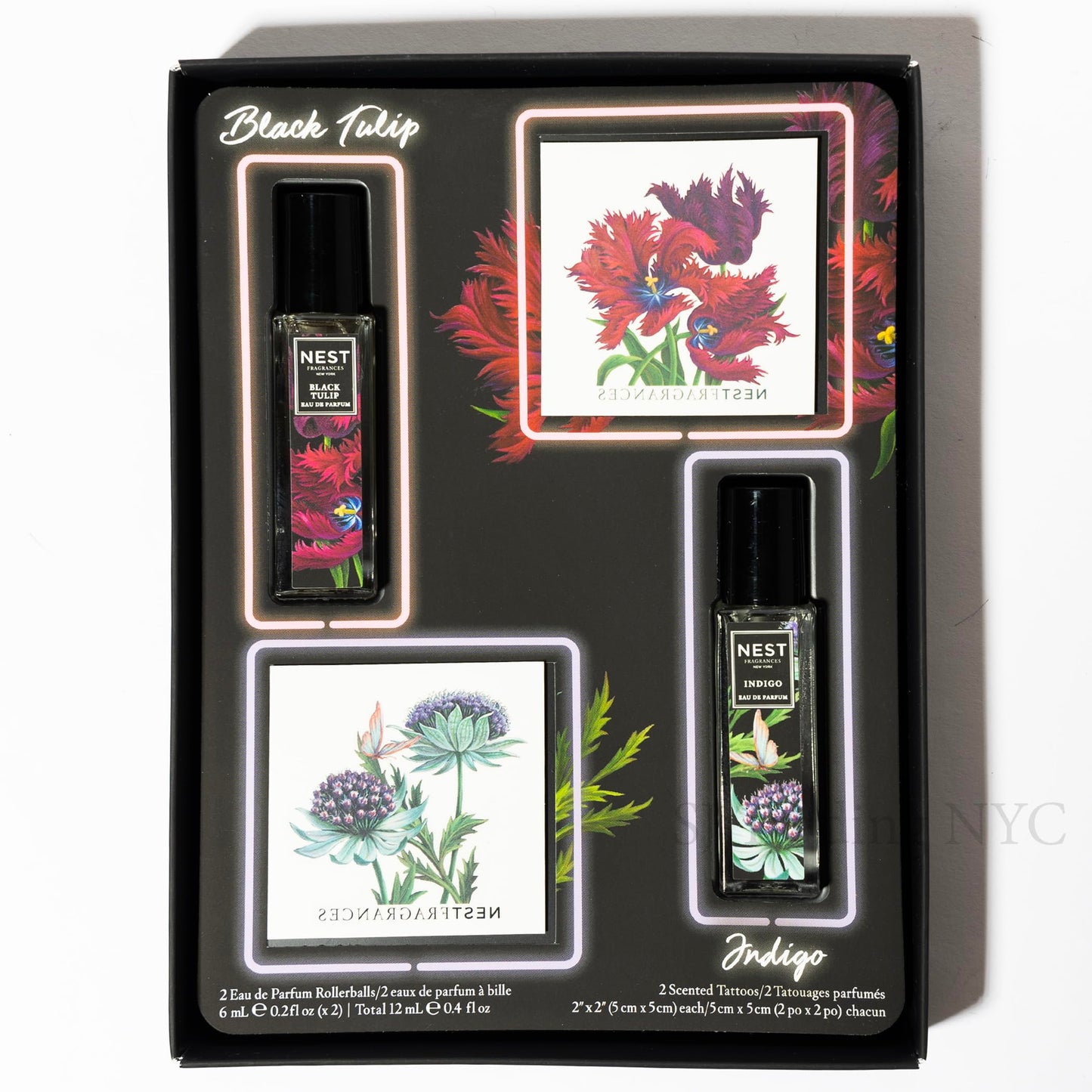 NEST Fragrances Black Tulip & Indigo 0.2 fl oz Scented tatoo set Beauty & Personal Care NEST Fragrances