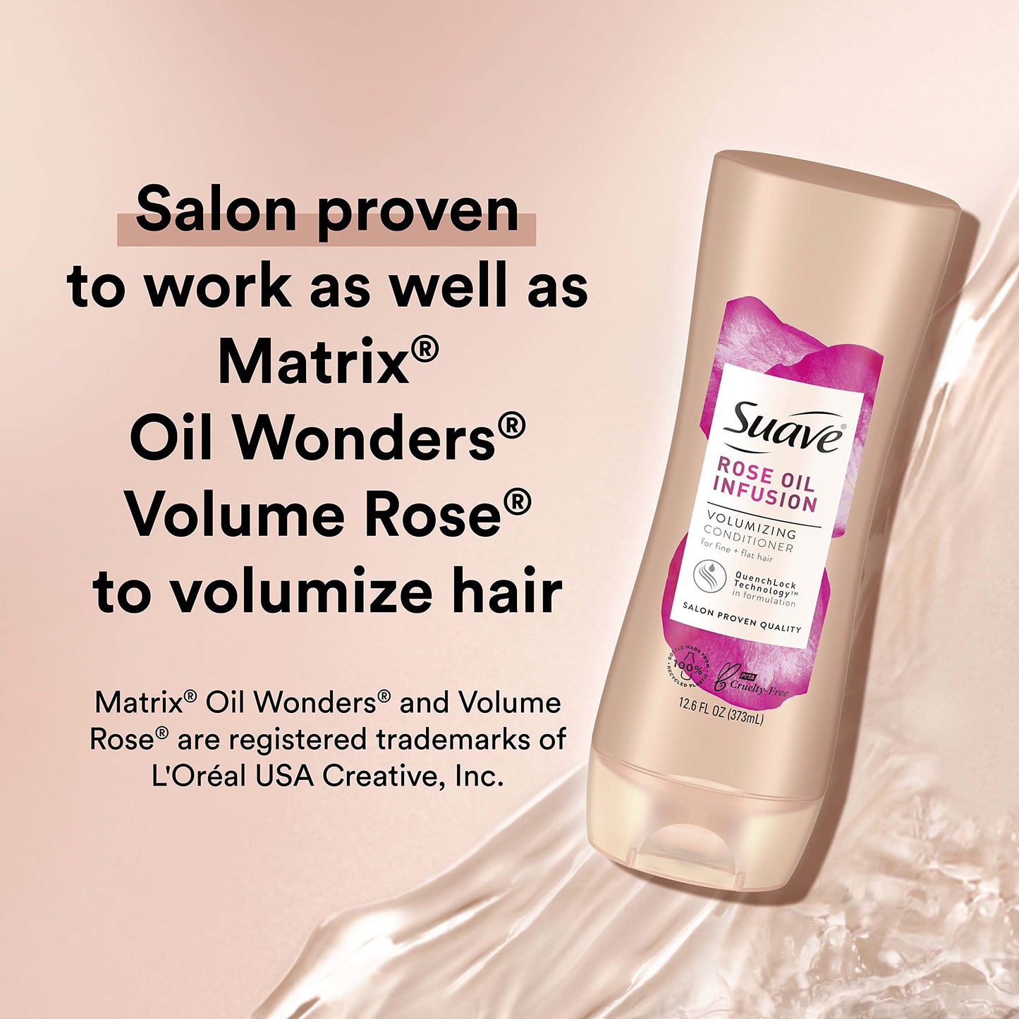 Suave Professionals Conditioner For Fine to Flat Hair Rose Oil Infusion Volumizing Conditioner 12.6 oz Beauty & Personal Care Suave