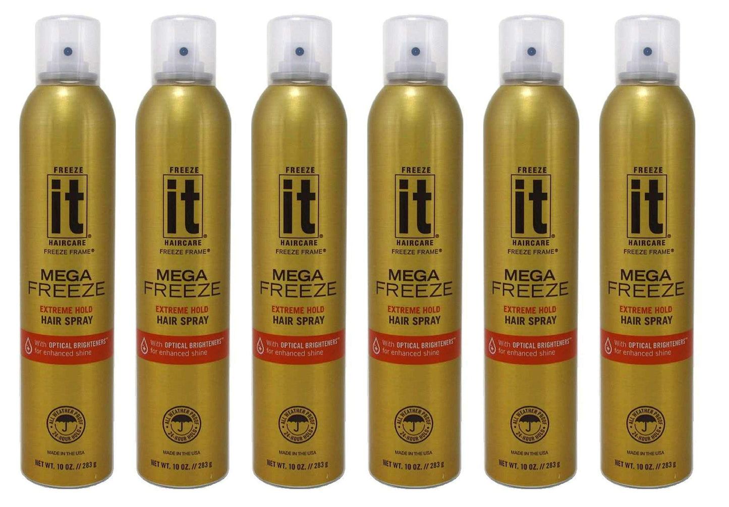 It Mega Freeze Hairspray 10oz Aerosol (6 Pack) Beauty & Personal Care Freeze It