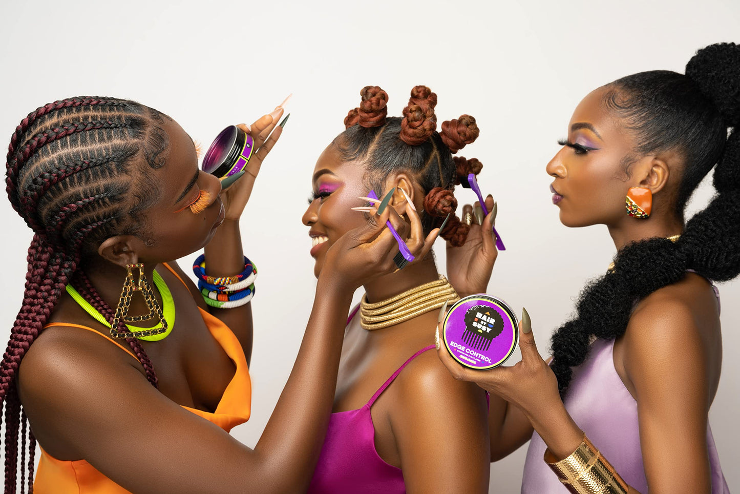 HAIR BY SUSY Edge Control - Extreme Hold, Grape Smell, No Flaking, No Residue, Great for 4C Hair and all types of hair, 5.3oz Beauty & Personal Care HAIR BY SUSY