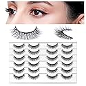 SONAFEEL False Lashes Natural Look Eye Lashes Pack Short Natural Eyelashes Wispy Strip Lashes Small Crisscross Daily Fake Eyelashes Reusable Faux 3d Beauty & Personal Care SONAFEEL