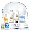 Convenience Kits International Women's Deluxe 10 Piece Kit with Travel Size TSA Compliant Essentials Featuring: Pantene Hair Products in Reusable Beauty & Personal Care Convenience Kits International