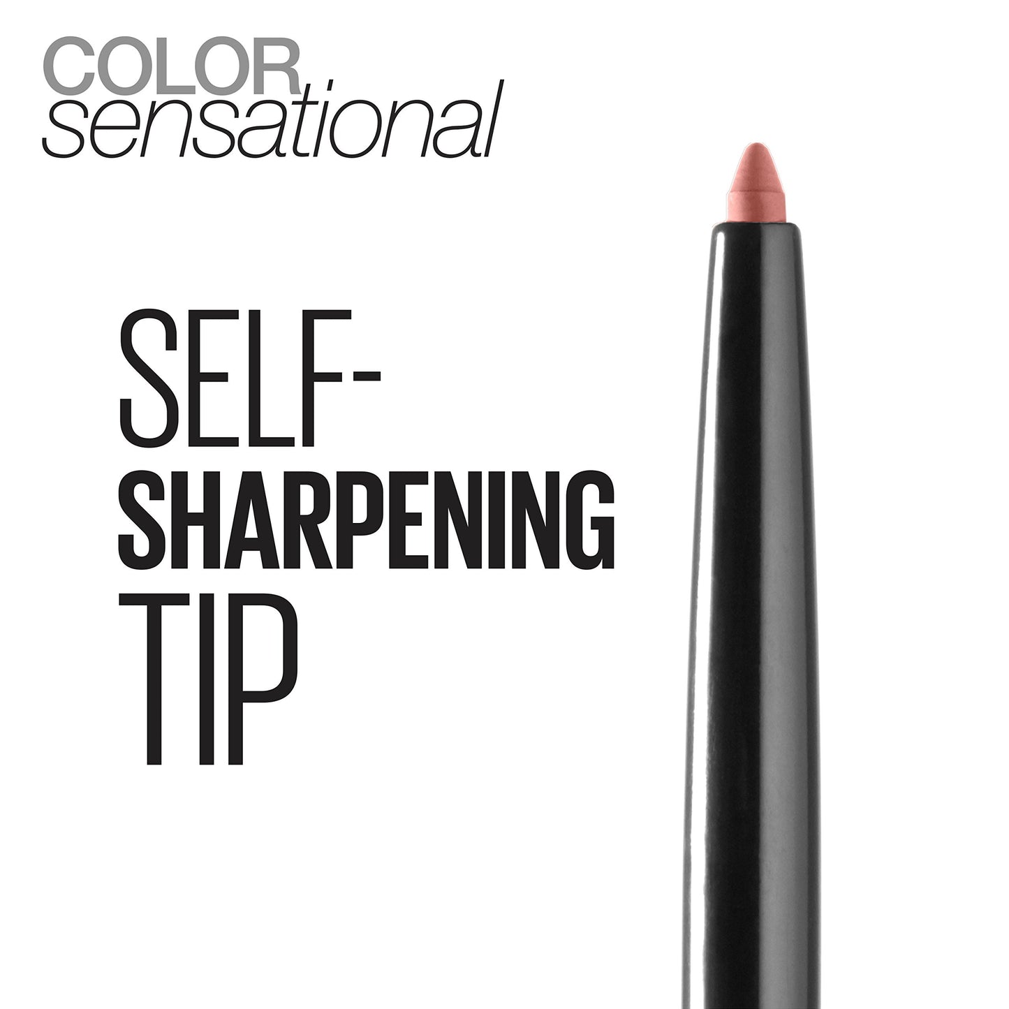 Maybelline Color Sensational Shaping Lip Liner with Self-Sharpening Tip, Totally Toffee, Nude, 1 Count Beauty & Personal Care MAYBELLINE