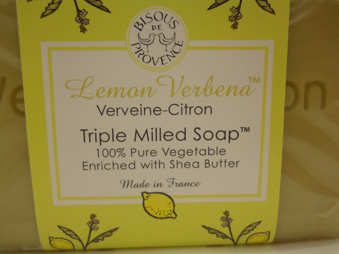 Lemon Verbena Verveine-Citron Triple Milled Soap Beauty & Personal Care Bisous De Provence