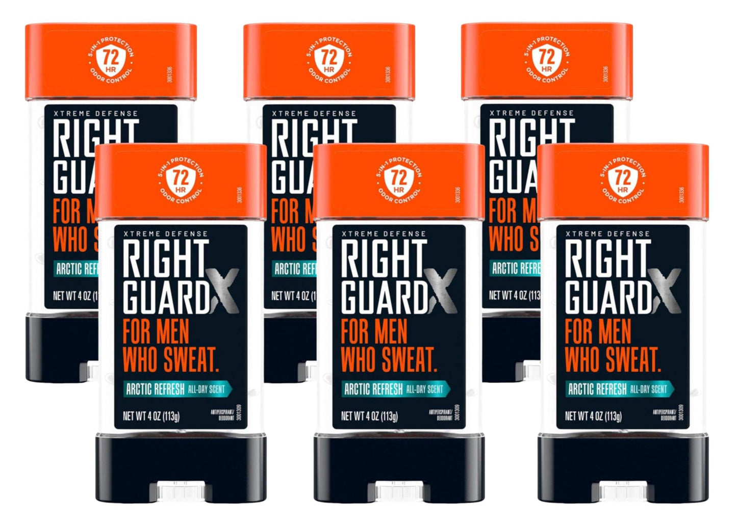 Right Guard Xtreme Defense Arctic Refresh Gel 4 Ounce Men (Pack of 6) Beauty and Personal Care Right Guard