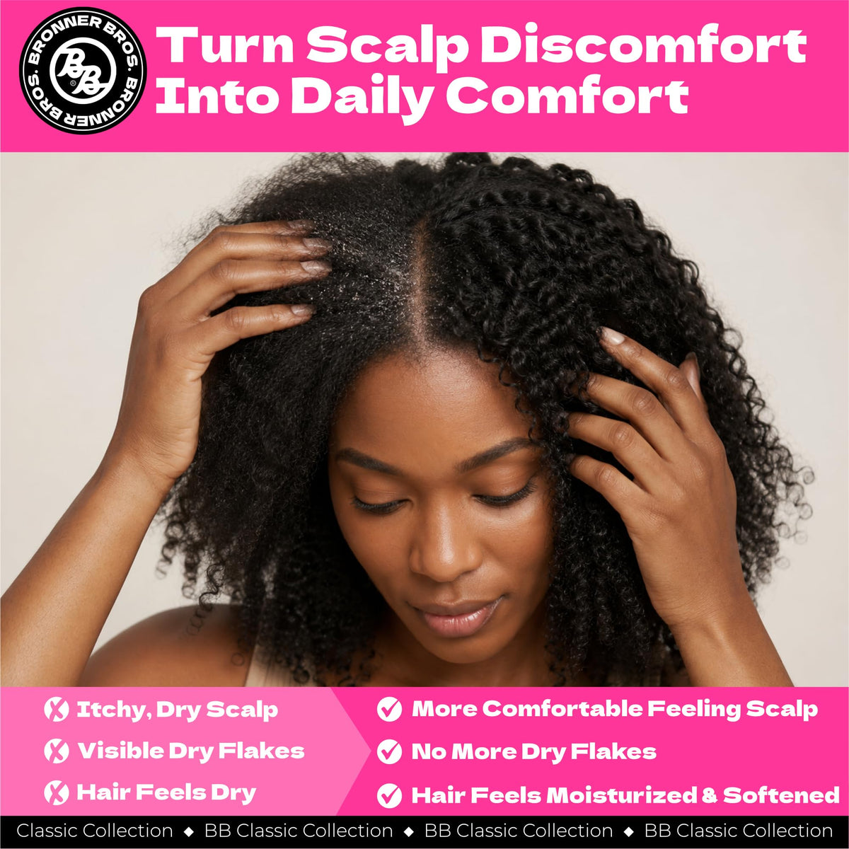 Bronner Bros BB Pine Tar Super Gro Conditioner - Temple & Scalp Treatment