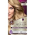 Schwarzkopf Keratin Blonde Hair Dye, 8.0 Medium Blonde, Professional Quality Permanent Hair Color, Bond Enforcing System, Pre-Color Serum & Purple Beauty & Personal Care Schwarzkopf