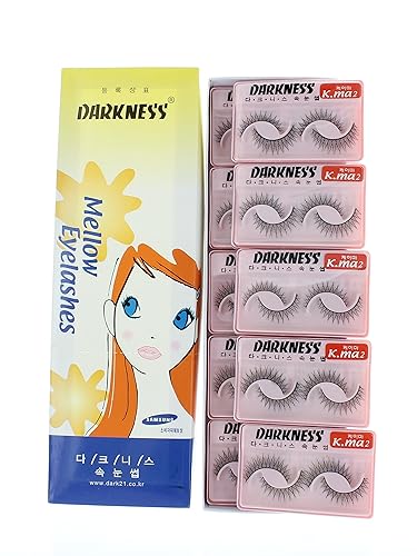 Darkness False Eyelashes K-MA 2, 10 Piece Beauty & Personal Care Darkness