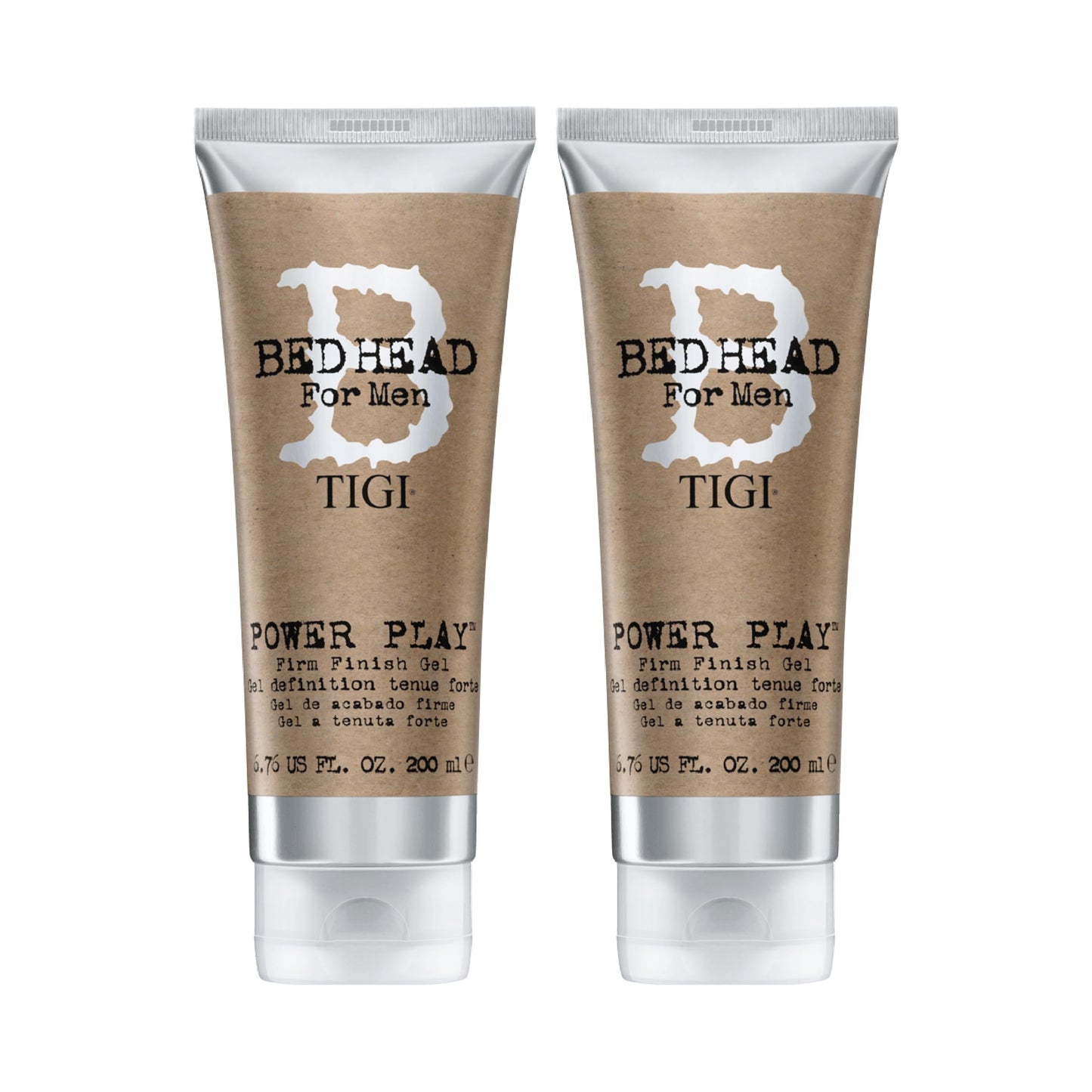 Bed Head for Men by TIGI Power Play Firm Finish Gel 6.76 Oz (Pack of 2) Beauty & Personal Care Bed Head