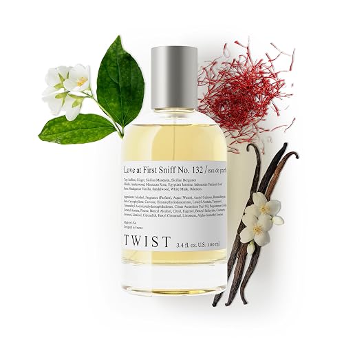 Twist Love at First Sniff No. 132 - Inspired by Manc. Instant Crush, Long-Lasting Perfume for Women & Men, Vegan, Clean Ingredients, Saffron & Amber Beauty & Personal Care HOUSE OF TWIST