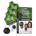 Red by Kiss Color Change Shampoo - Permanent Hair Color with 100% Gray Coverage, Quick 7-10 Minute Formula, No Tools Needed, Herbal Extracts, Includes Beauty & Personal Care Red by Kiss