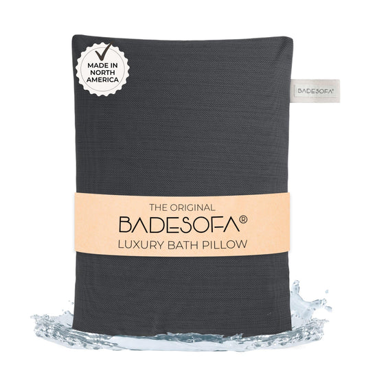 BADESOFA® Luxury Bathtub Seat Cushion - Bath Pillow for Tub, Quick-Dry & Washable, Non-Slip Weighted Tub Pillow, Home Spa Accessoire for Bathtub & Hot Beauty and Personal Care BADESOFA
