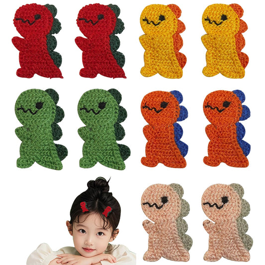 10 Piece Dinosaur Snap Hair Clips, Cute Barrettes and Cartoon Hairpins for Women, Girls, Toddlers, and Kids Beauty & Personal Care Kesvila