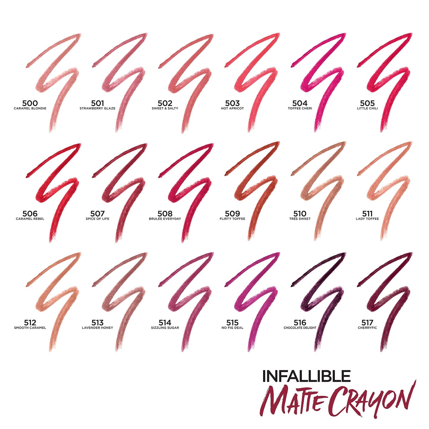 L’Oréal Paris Infallible Matte Lip Crayon, Hot Apricot (Packaging May Vary) Beauty & Personal Care L'Oreal Paris