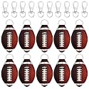 allydrew 10 Pack Chapstick Holder Keychain, Keyring for Lip Balm Lip Gloss Lipstick with 10 Pieces Metal Keyring Clasps, Football Beauty & Personal Care allydrew