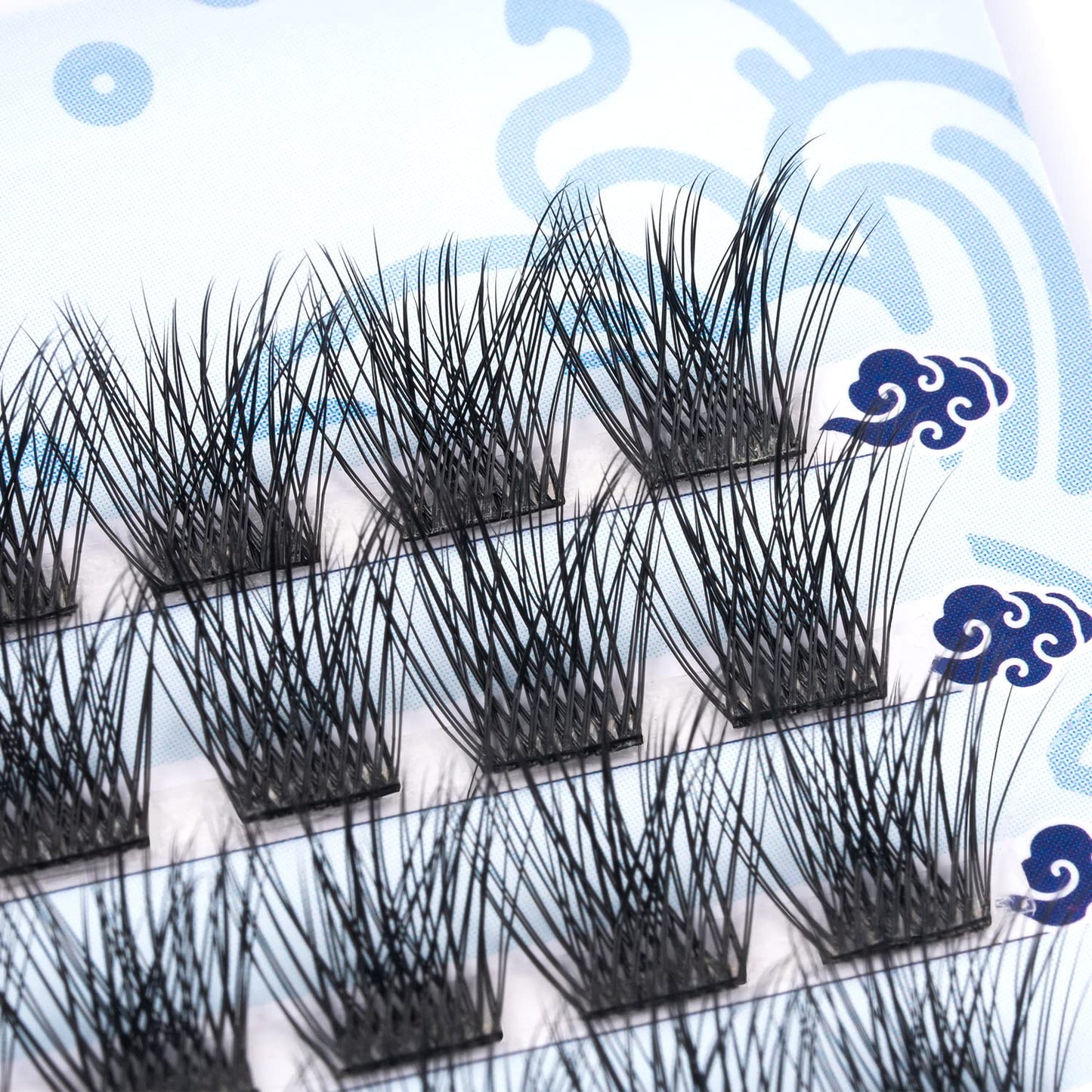 DIY Eyelash Extension Clusters Individual Lashes, 48 Clusters 3D Effect C Curl, Natural Look Reusable Soft Feather Light Volume 12mm Beauty & Personal Care ETVITE