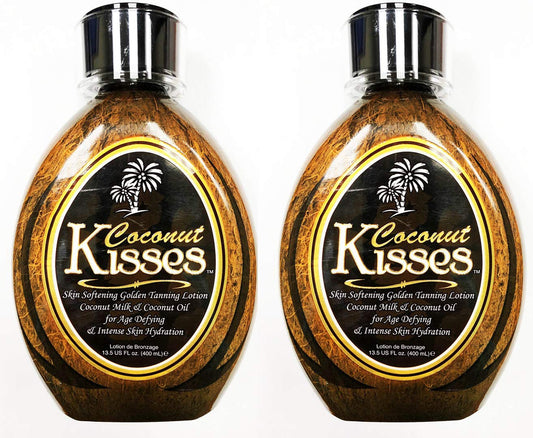 Lot of (2) Ed Hardy COCONUT KISSES Golden Tanning Lotion, 13.5 oz Beauty & Personal Care ED HARDY