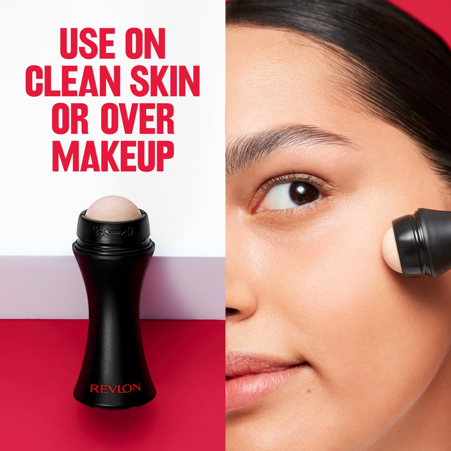 Revlon Face Roller, Oily Skin Control for Makeup, Oil Absorbing, Volcanic Reusable Facial Skincare Tool, Stocking Stuffer for Women & Men, 1 count Beauty & Personal Care REVLON