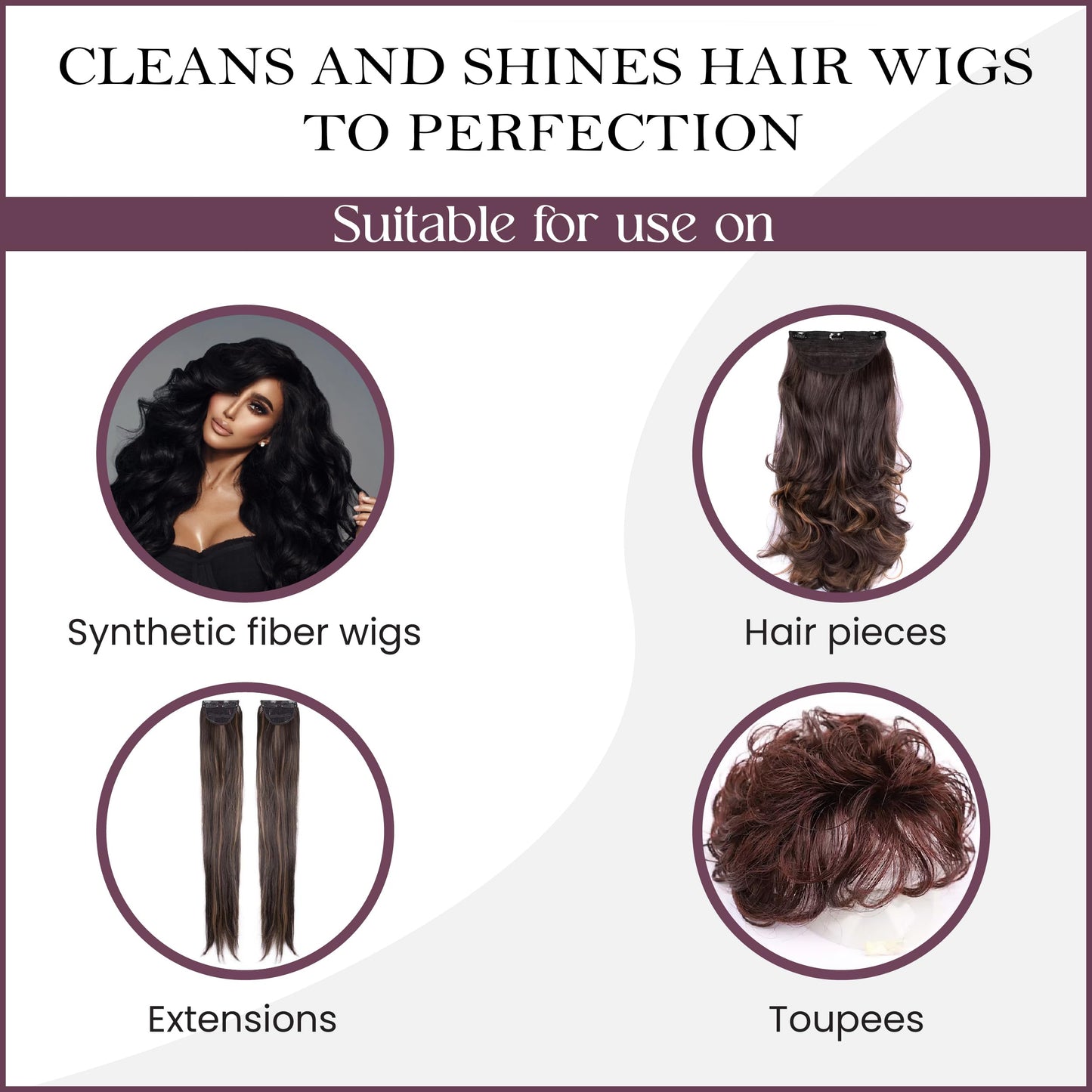 Natural & Synthetic Hair Kit, Shampoo and Conditioner Set, Value Pack Hair Care Beauty & Personal Care Brandywine