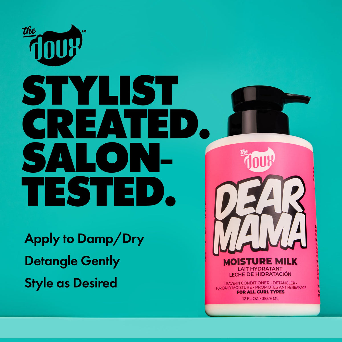 The Doux DEAR MAMA Moisture Milk, Leave-In Conditioner & Detangler, 8 oz