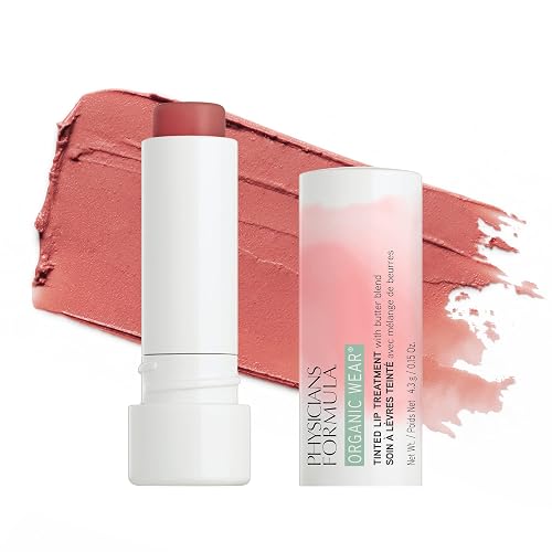 Physicians Formula Organic Wear Tinted All Natural Lip Balm Treatment Tickled Pink | Dermatologist Tested, Clinicially Tested Beauty & Personal Care Physicians Formula