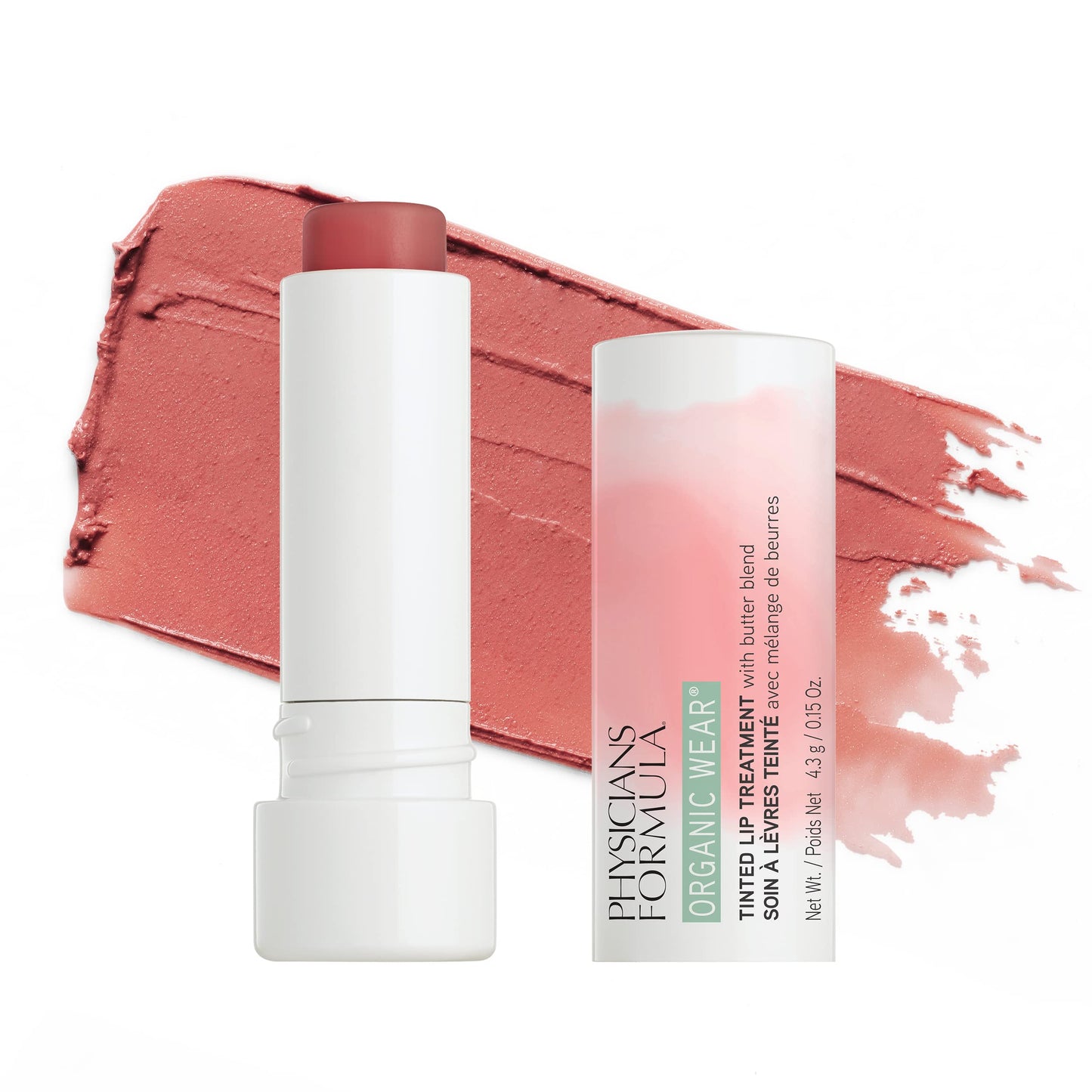 Physicians Formula Organic Wear Tinted All Natural Lip Balm Treatment Tickled Pink | Dermatologist Tested, Clinicially Tested Beauty & Personal Care Physicians Formula