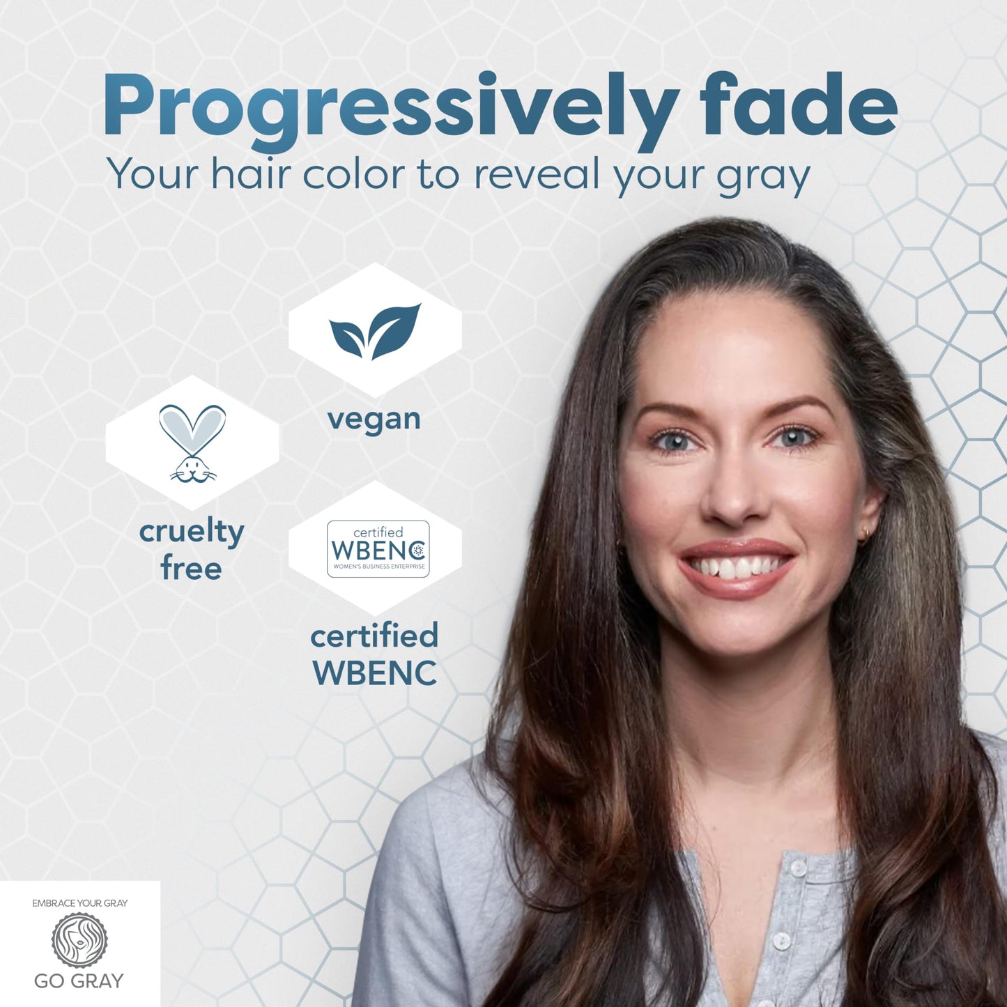 Go Gray Treatment System (Fade), Clarifying Duo Shampoo & Conditioner Helps Gradually Fade Permanent and Semi-Permanent Hair Color Beauty & Personal Care Go Gray