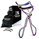 Eyelash Curler with Satin Bag & Refill Pads - Award Winning - No Pinching, Just Dramatically Curled Eyelashes for a Lash Lift in Seconds (Prism) Beauty & Personal Care Brilliant Beauty