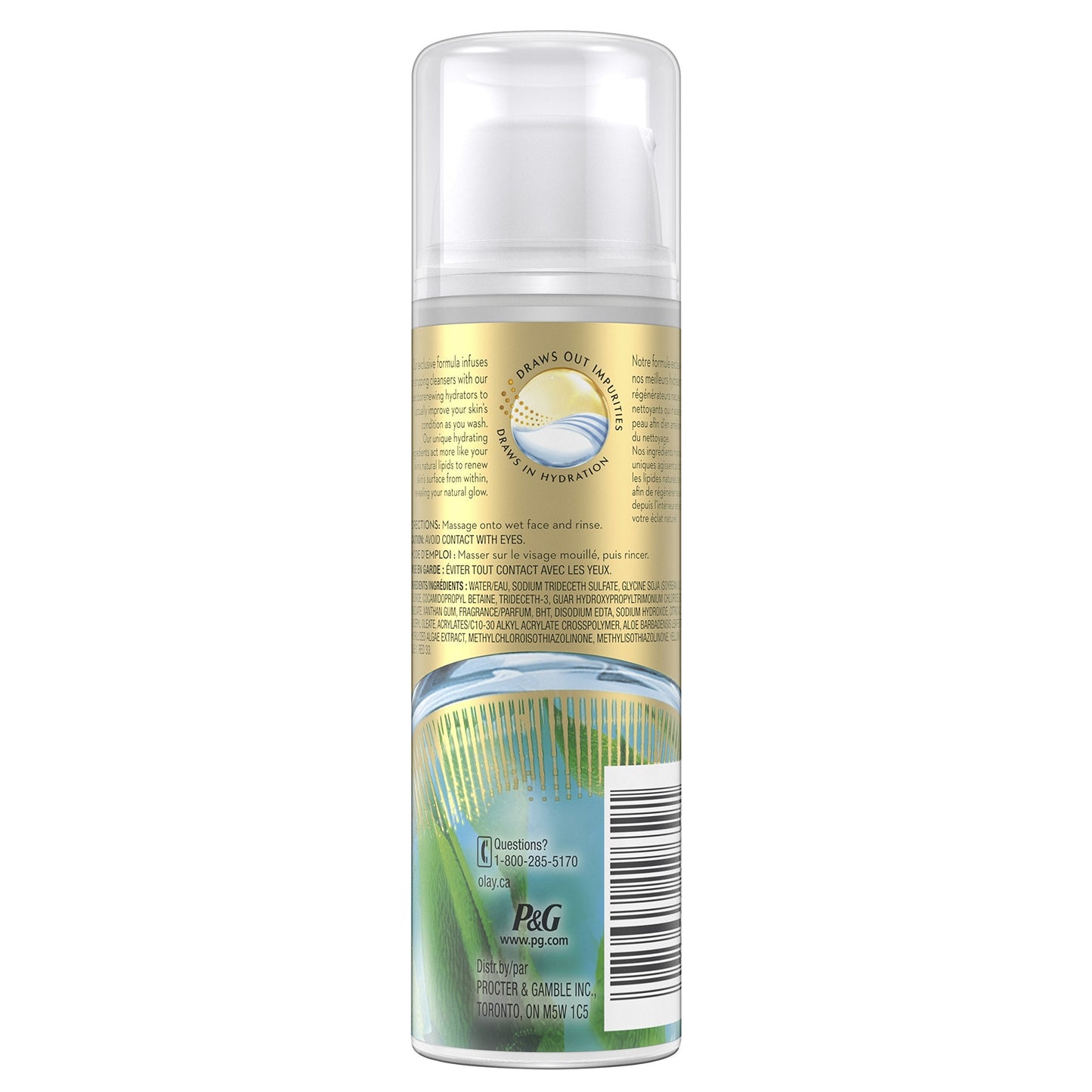 Face Wash by Olay, Cleansing Infusion Facial Cleanser with Deep Sea Kelp, 5.0 Fluid Ounce Beauty & Personal Care Olay