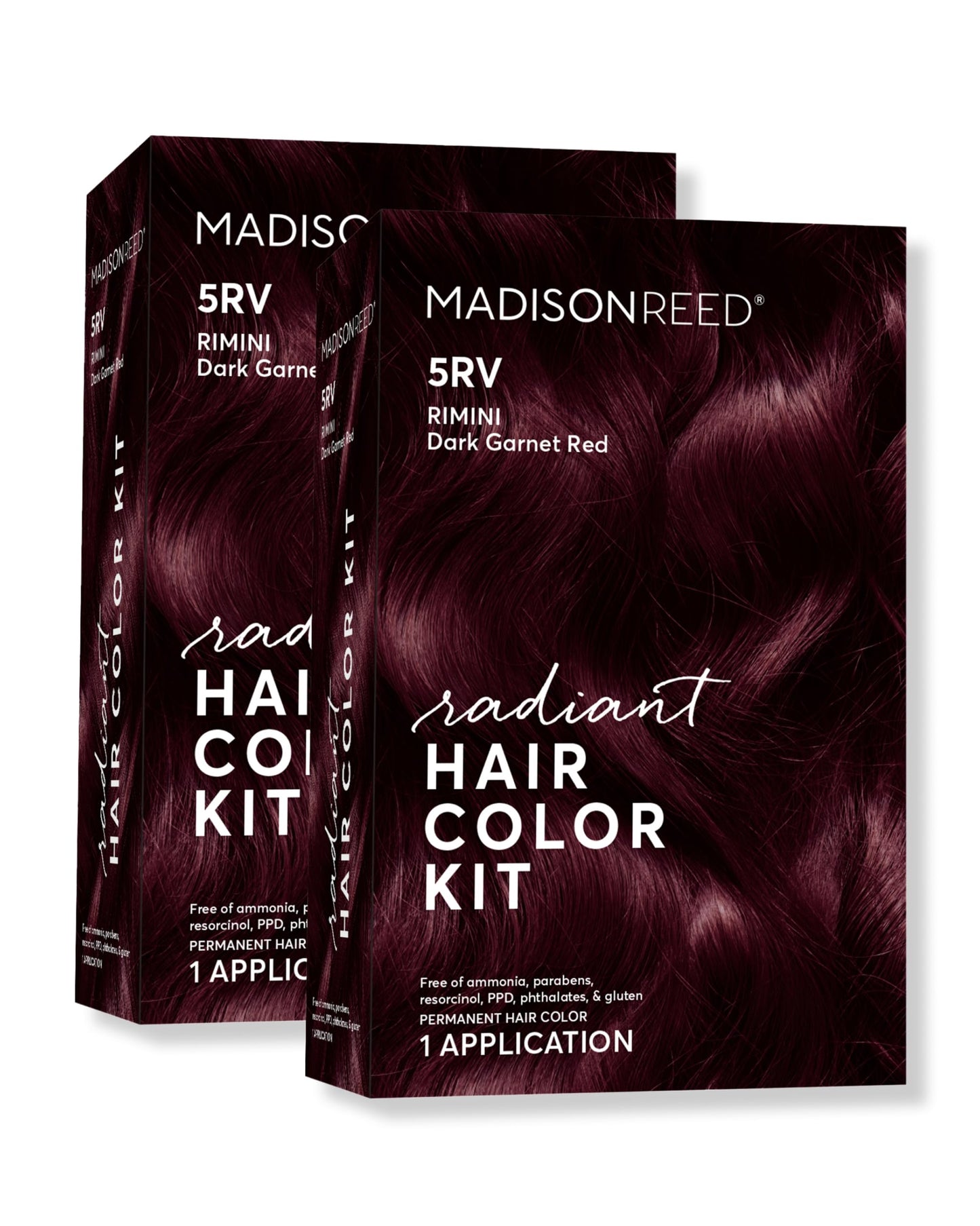 Madison Reed Radiant Hair Color Kit - 5RV Dark Garnet Red with Vibrant Red Violet Tones (Rimini Garnet) Vivid Color Permanent Hair Dye, PPD-Free Beauty & Personal Care Madison Reed